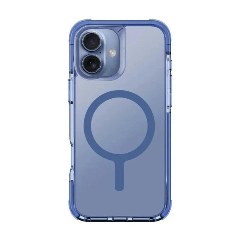 Uniq Hybrid Combat Magsafe Case for iPhone 16 - Pearl Blue