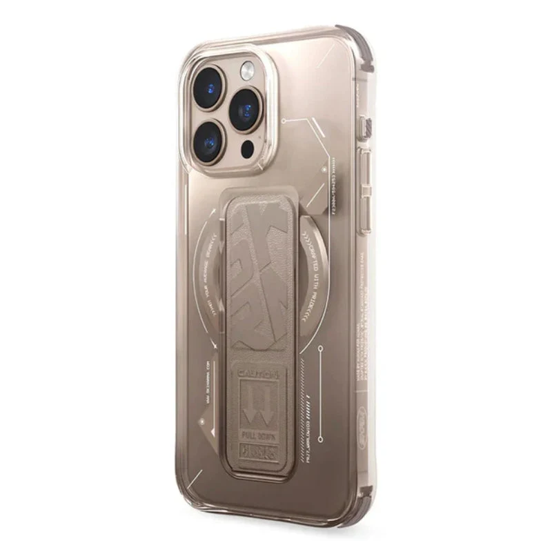 SKINARMA Helio MagSafe Case With Grip Stand For Apple iPhone 16 Pro Max - Gold