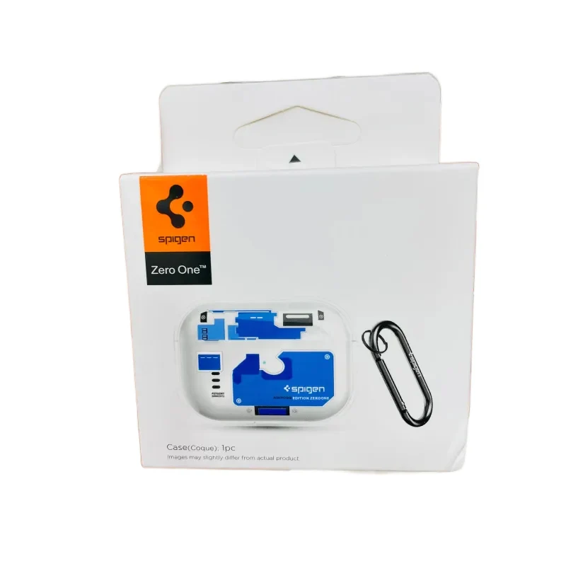 Spigen Zero One TPU Transparent Shock-proof Airpods Case for Apple Airpods 4 - Blue