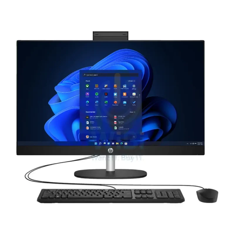 HP 27-CR0011NE AIO PC - i7 / 16GB / 512GB (NVMe M.2 SSD) / 27" FHD Touch / Win 11 Pro / 1YW / Jet Black - Desktop