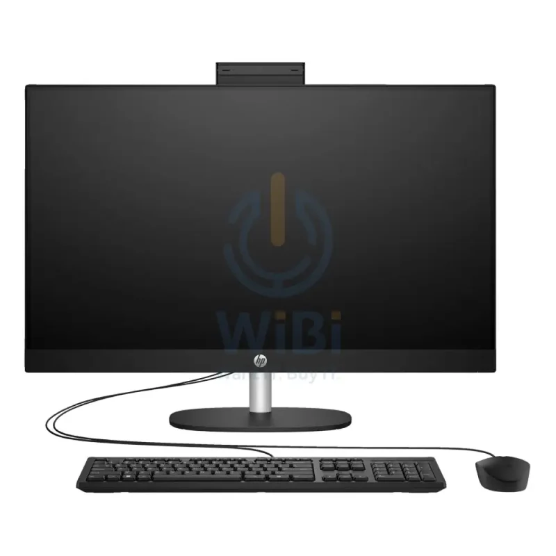 HP 27-CR0011NE AIO PC - i7 / 64GB / 512GB (NVMe M.2 SSD) / 27" FHD Touch / DOS (Without OS) / 1YW / Jet Black - Desktop