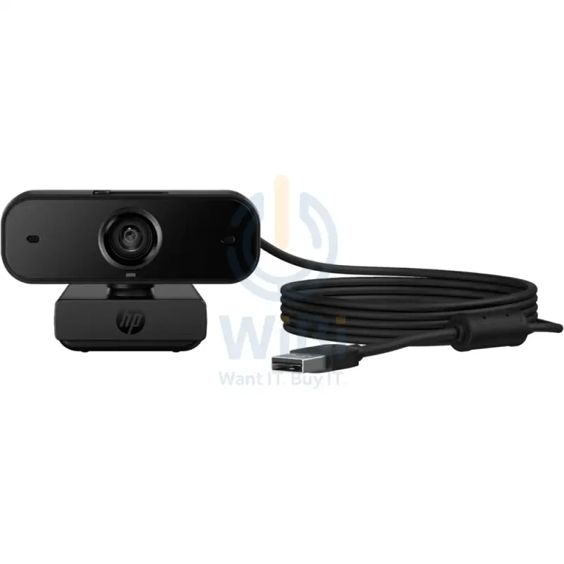 كاميرا ويب إتش بي 430 بدقة FHD، 2 ميجابكسل، ميكروفون مزدوج، اتصال سلكي عبر USB-A، أسود