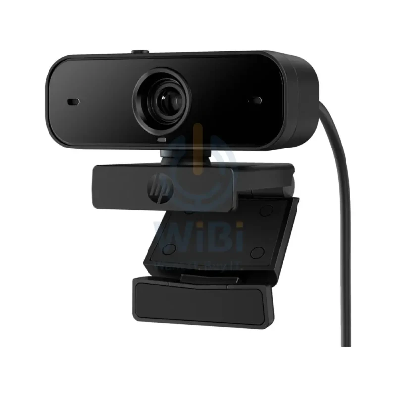 كاميرا ويب إتش بي 430 بدقة FHD، 2 ميجابكسل، ميكروفون مزدوج، اتصال سلكي عبر USB-A، أسود