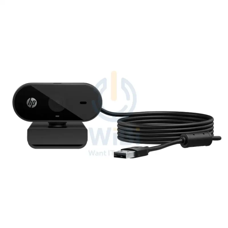 HP 320 FHD Webcam - 5MP / Single Microphone / Wired USB-A Connectivity / Black Color