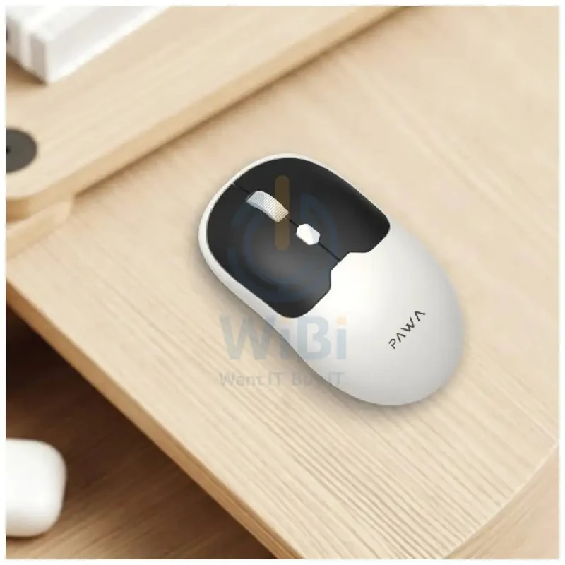 Pawa Dual Mode Wireless Mouse - Wireless / Black/White