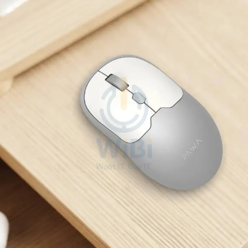 Pawa Dual Mode Wireless Mouse - Wireless / Grey/White