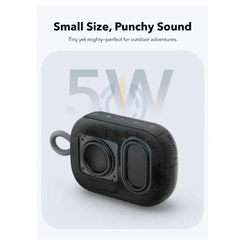 Anker Select 4 Go Ultra Portable Bluetooth Speaker - Bluetooth / 5W / Black