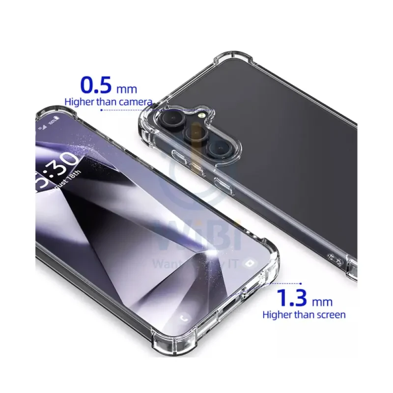 King Kong Anti-Burst Case For Samsung Galaxy S24 FE - Clear