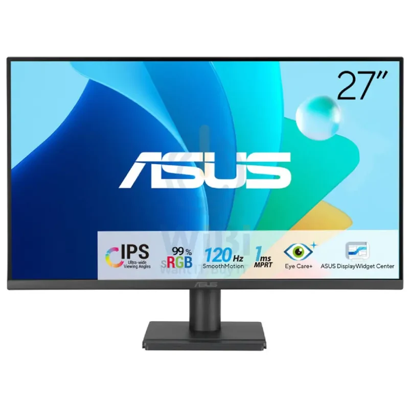 ASUS VA279HG Eye Care - 27" Full HD IPS / 1ms / 120Hz / HDMI 1.4 / VGA / Adaptive-Sync Wall Mountable / 3YW - Gaming Monitor