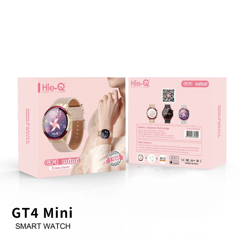 Hie-Q GT4 Mini Smart Watch - Silver