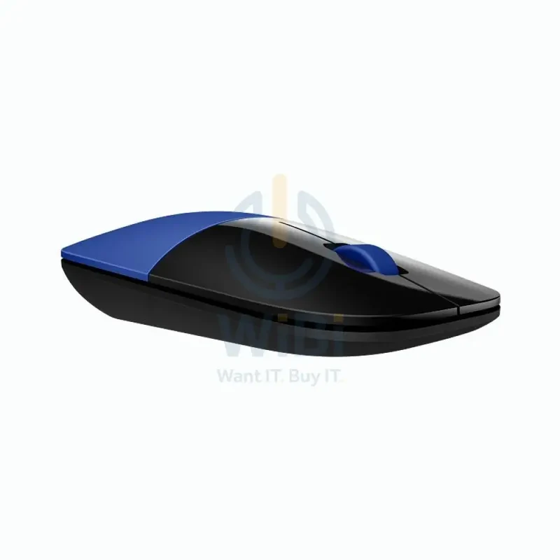 HP Z3700 Wireless Mouse - Up to 1200 dpi / Black/Dragonfly Blue Color