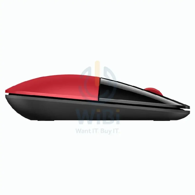 HP Z3700 Wireless Mouse - Up to 1200 dpi / Black/Cardinal Red Color