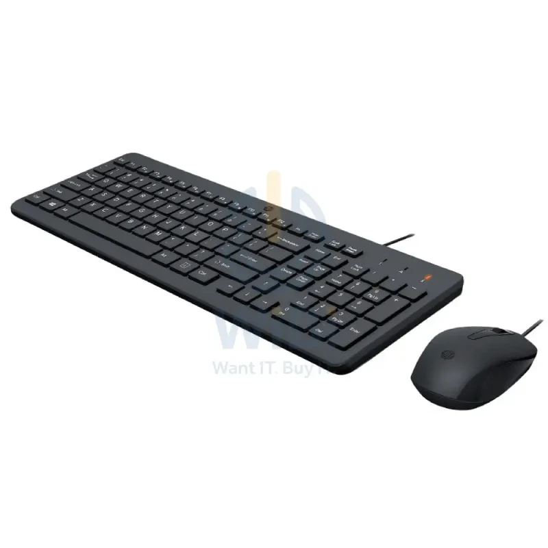 HP 150 Wired Mouse and Keyboard - Arabic/English Keys - Keyboard & Mouse Combo