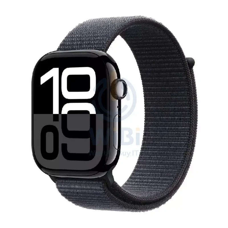 Apple Watch Series 10 with Sport Loop - LTPO OLED / 64GB / 42mm / Bluetooth / Wi-Fi / Cellular / Jet Black