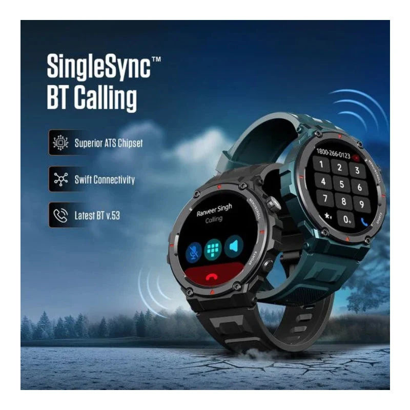 Fastrack Xtreme Pro Smart Watch - 1.43"AMOLED / Bluetooth / Black