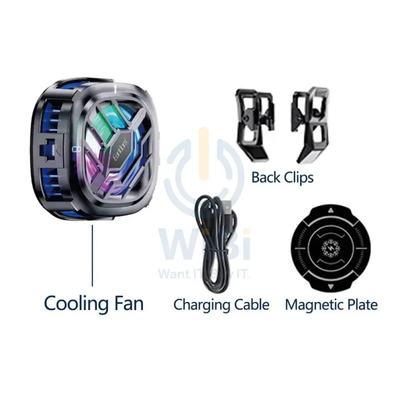 Earldom F12 Smartphone Cooling Fan for Mobile Gaming