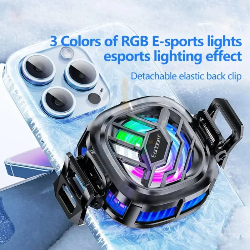 Earldom F12 Smartphone Cooling Fan for Mobile Gaming