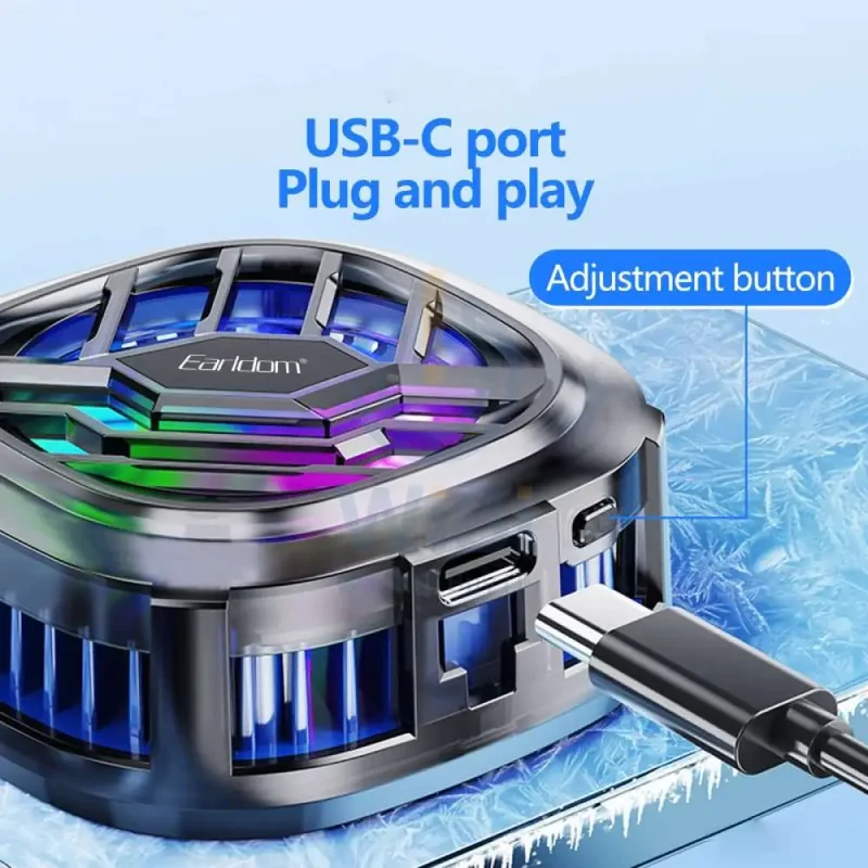 Earldom F12 Smartphone Cooling Fan for Mobile Gaming