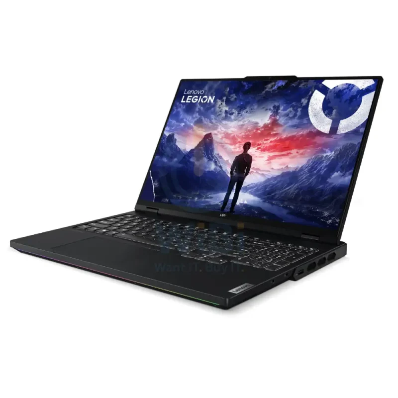 Lenovo Legion Pro 7 Gen 9 Gaming PC - 16.0" WQXGA / i9 / 32GB / 1TB (NVMe M.2 SSD) / RTX 4080 12GB VGA / DOS (Without OS) / 1YW / Arabic/English / Eclipse Black / 4 Switchable Keycaps and Easy Tool + Lenovo Legion Gaming Speed Mouse Pad M - Laptop