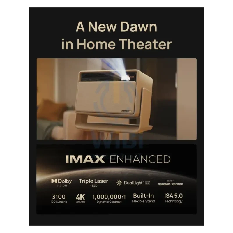 XGIMI HORIZON S Max Home Projector - DLP / 3100 ISO lumens / 2GB / 64GB