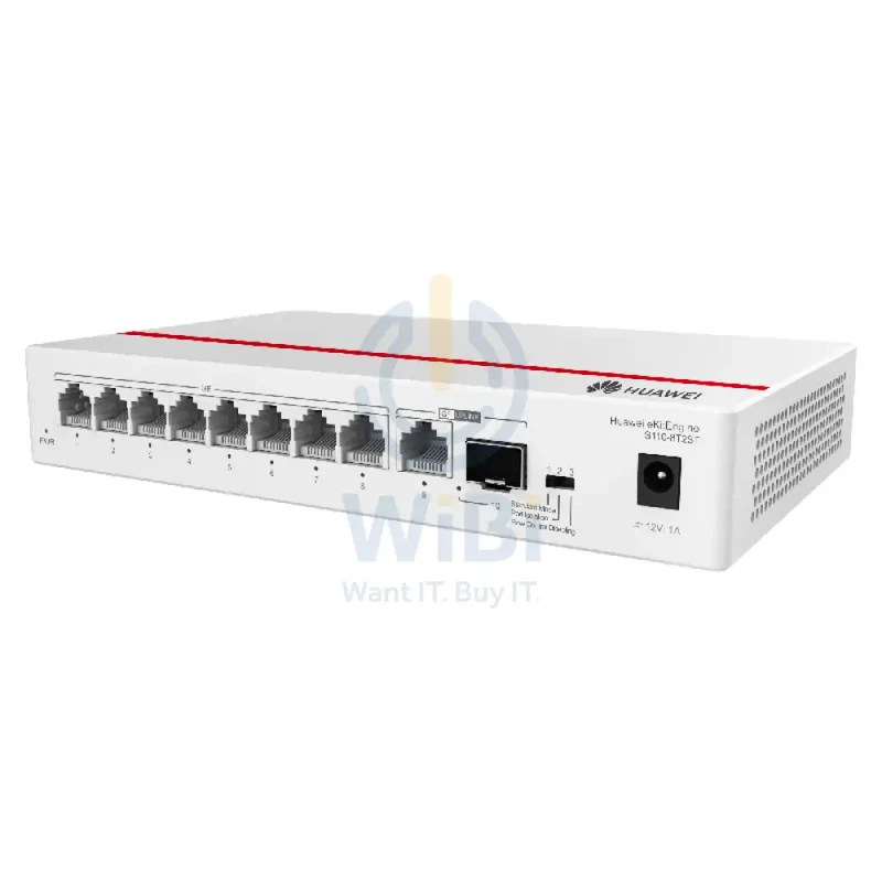 Huawei eKitEngine S110-8T2ST 8-Port Unmanaged Gigabit Ethernet - 8 Ports / Unmanaged - Switch