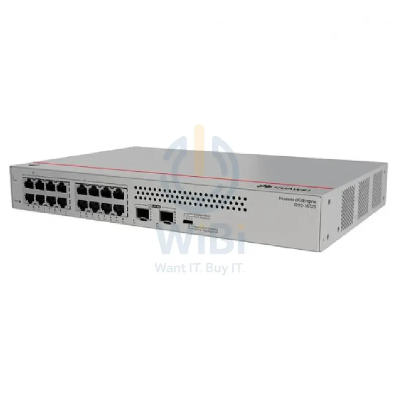 Huawei eKitEngine S110-16T2S 16-Port Unmanaged Gigabit Ethernet - 16 Ports / 2x SFP / Unmanaged - Switch