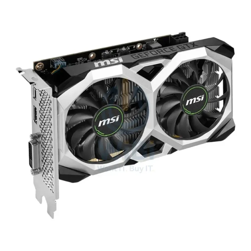 MSI GeForce GTX 1650 D6 VENTUS XS Graphics Card - 4GB / GDDR6 / 128-bit / PCI 3.0 / HDMI 2.0 / DisplayPort 1.4