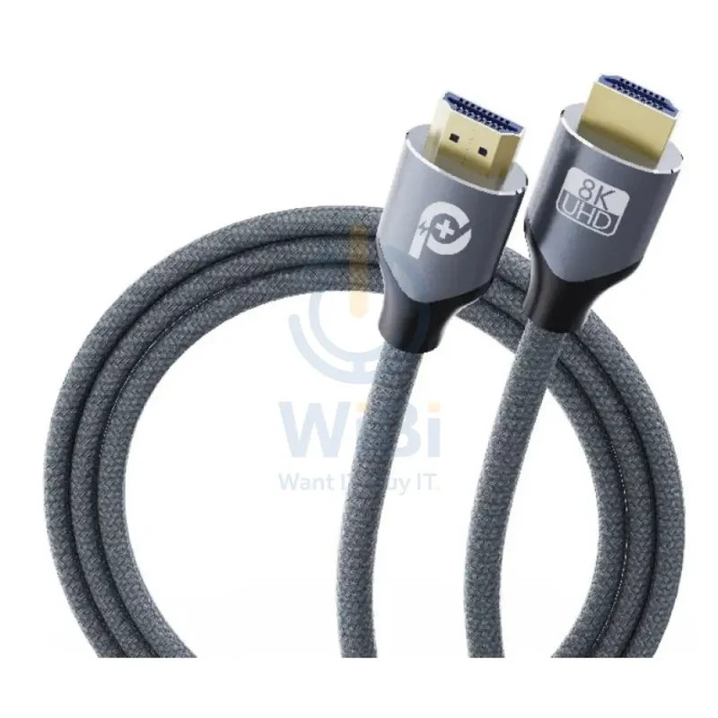 PowerO+ Visual 8K Braided Cable - HDMI / 2 Meter / Grey