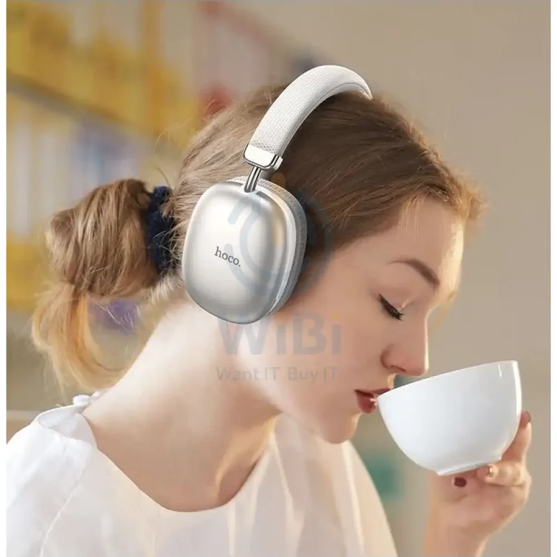 HOCO W35 Air Wireless Headphones - Bluetooth / 400mAh / USB-C / Blue