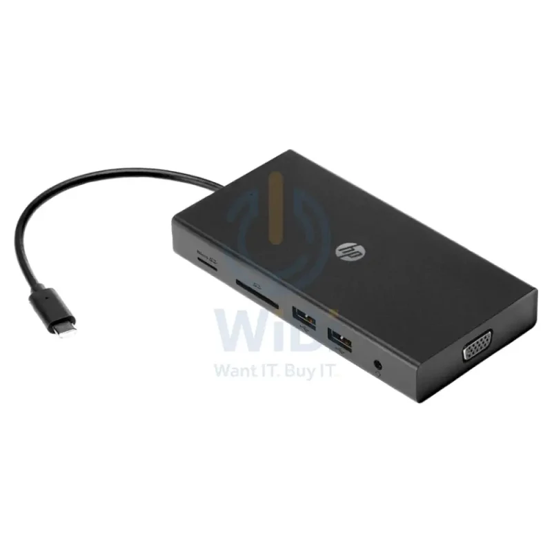 موزع منافذ سفر HP متعدد المنافذ بتوصيل USB-C