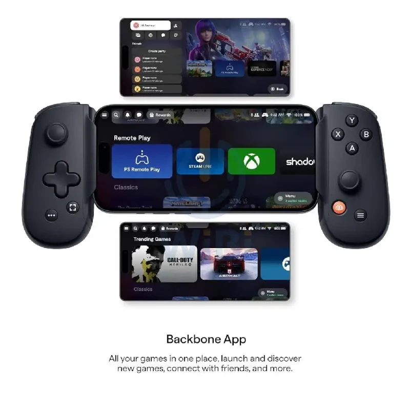 Backbone Mobile Gaming Controller - Wired / Black