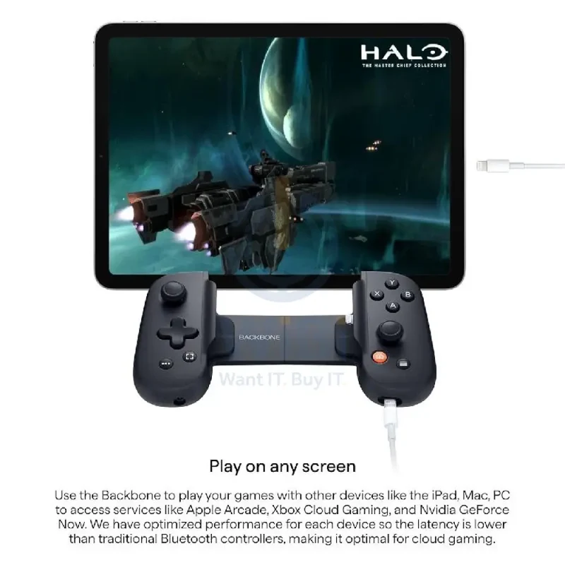 Backbone Mobile Gaming Controller - Wired / Black