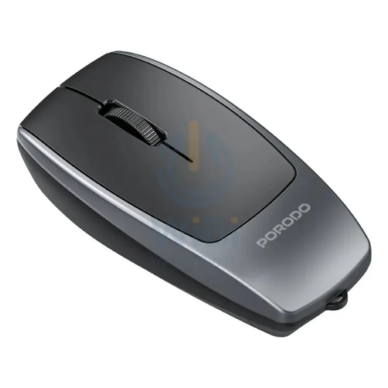 Porodo PDM109 Wireless Mouse with Card Reader - 1600dpi / Bluetooth / 120mAh / Black