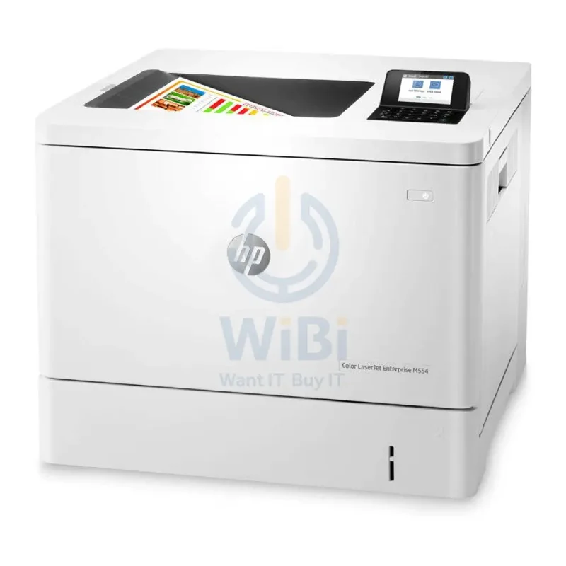 طابعة إتش بي كولور ليزر جيت إنتربرايز M554dn ليزر ملونة - 33 صفحة في الدقيقة / دقة 1200 نقطة في البوصة / A4 / USB / شبكة محلية (LAN)