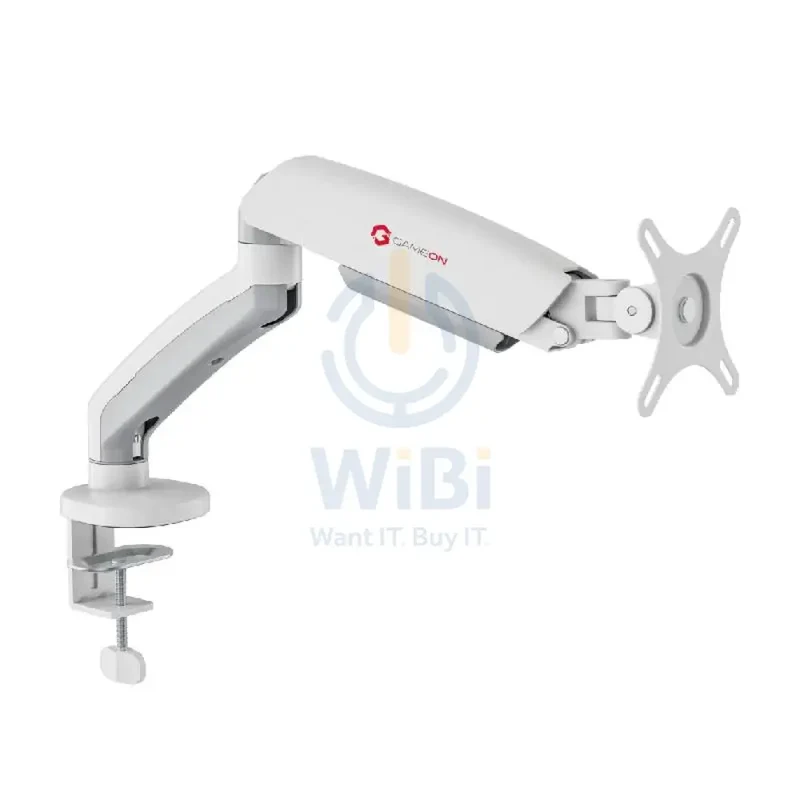 GameOn GO-5400 Single Monitor Arm - White