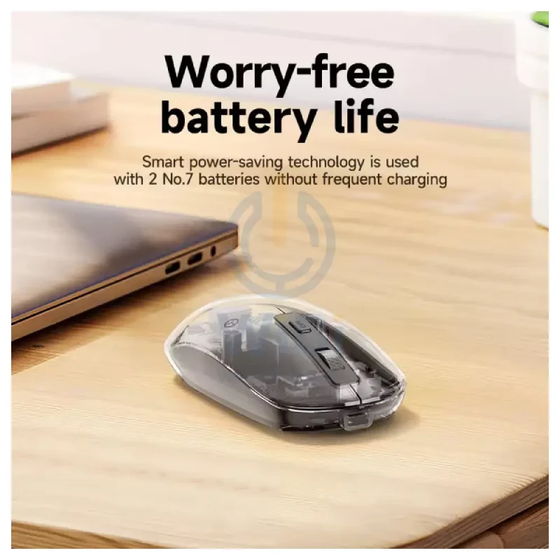 HOCO GM29 Dual-Mode Silent Wireless Mouse - 1600dpi / Black
