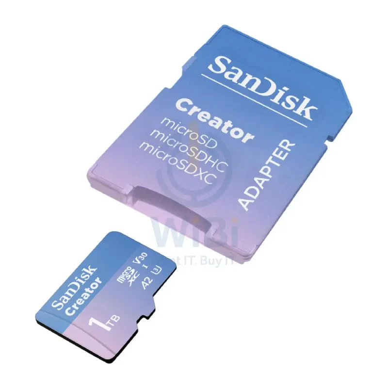 SanDisk Creator microSD Card with Adapter - 1TB / Up to 190MB/s / Adobe Lightroom 3-Months Subscription