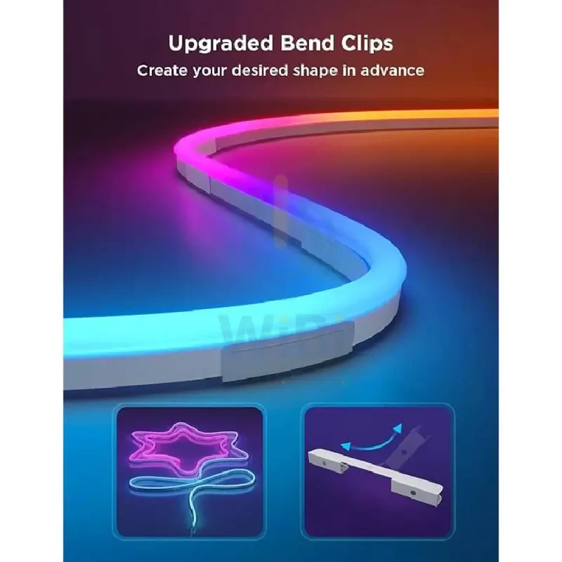 Govee Neon Rope Light 2 Bracket - White (20 pcs in One Pack)