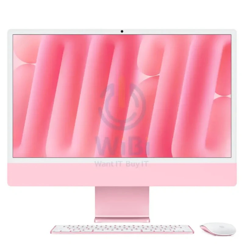 Apple iMac - 24" Standard Glass / M4 / 10-Core CPU / 10-Core GPU / 16 Core Neural Engine / 32GB RAM / 1TB SSD / Arb/Eng / English / Pink / 3YW