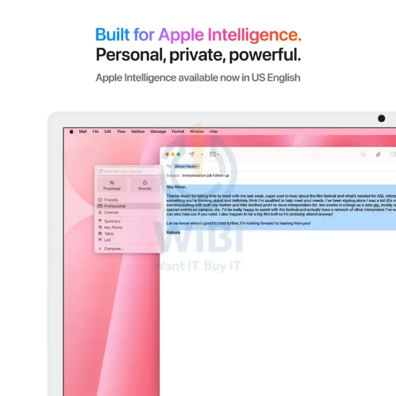 Apple iMac - 24" Standard Glass / M4 / 10-Core CPU / 10-Core GPU / 16 Core Neural Engine / 32GB RAM / 1TB SSD / Arb/Eng / English / Pink / 3YW