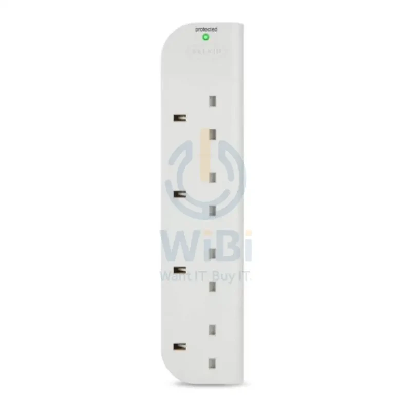 Belkin 4 Way Surge Protection Strip - 1 Meter / White