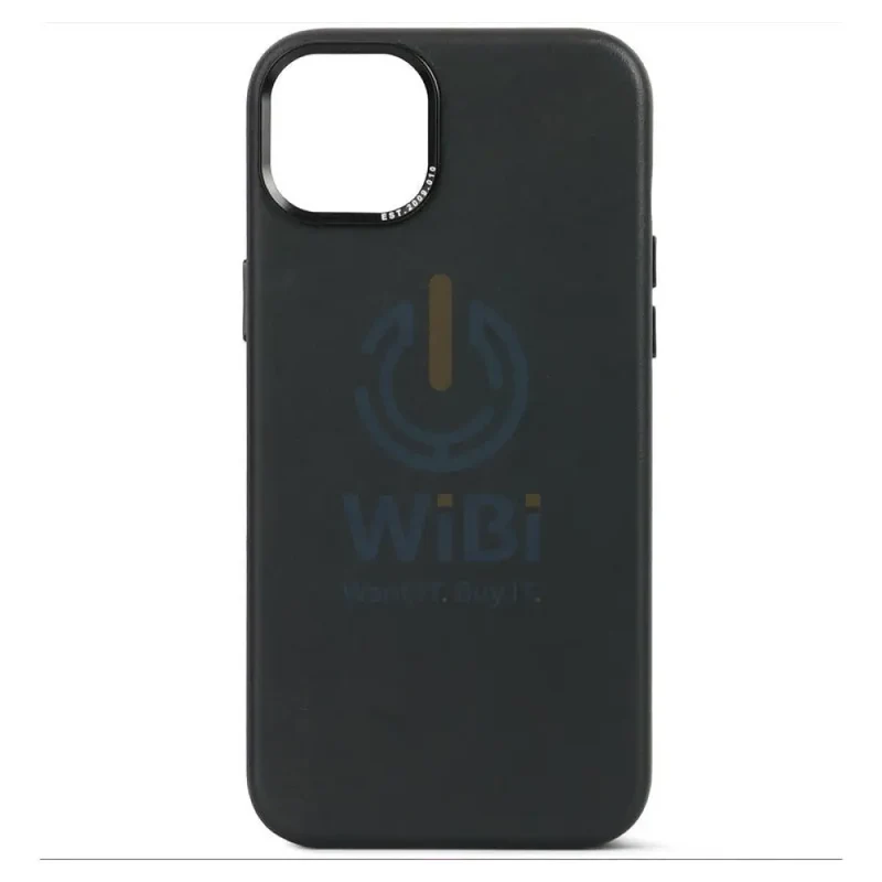 Decoded iPhone 15 Pro Max Leather Backcover Magsafe Case - Black