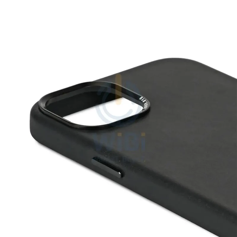 Decoded iPhone 15 Pro Max Leather Backcover Magsafe Case - Black