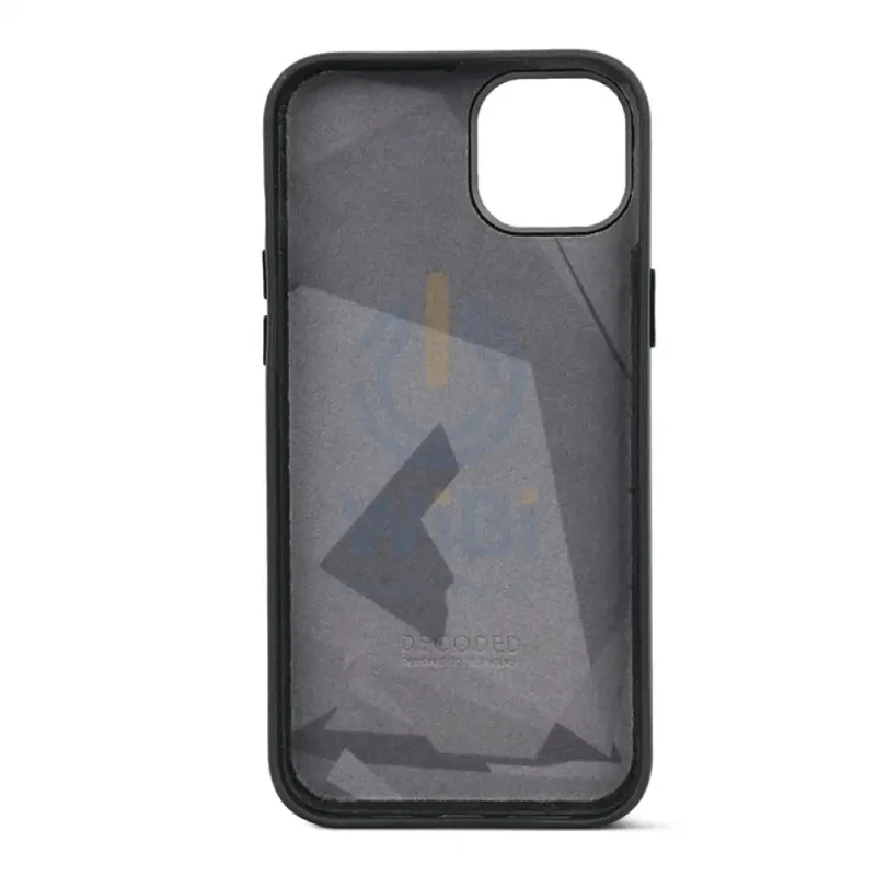 Decoded iPhone 15 Pro Max Leather Backcover Magsafe Case - Black