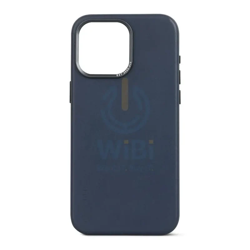 Decoded iPhone 15 Pro Leather Backcover Magsafe Case - True Navy