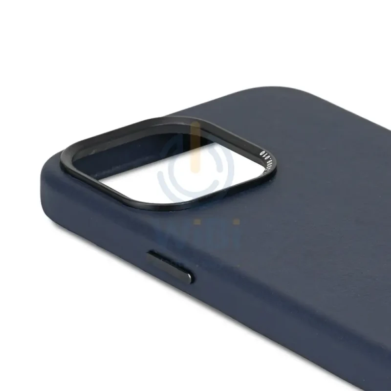 Decoded iPhone 15 Pro Leather Backcover Magsafe Case - True Navy