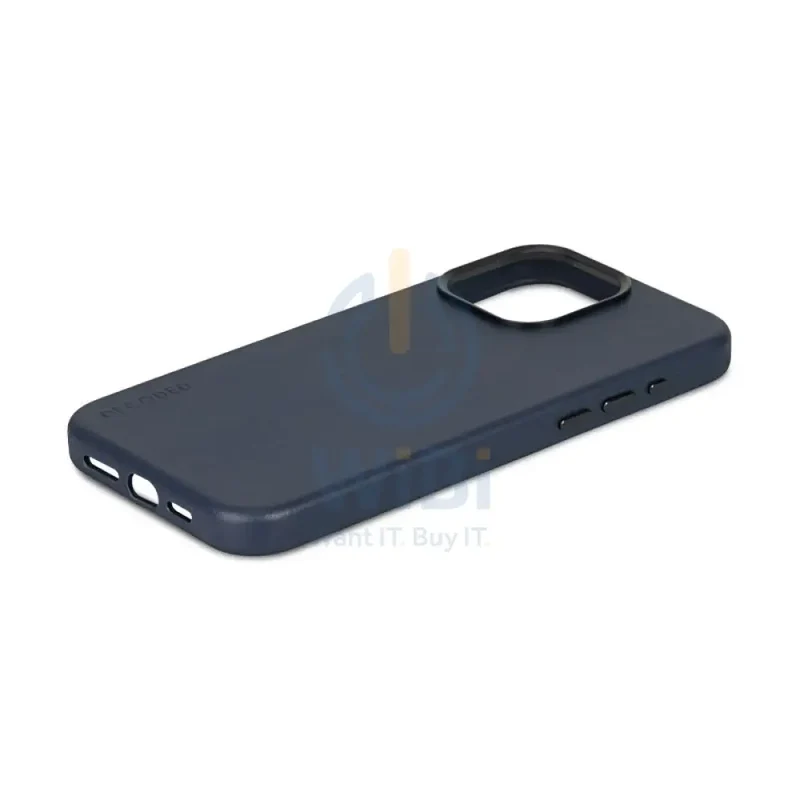 Decoded iPhone 15 Pro Leather Backcover Magsafe Case - True Navy