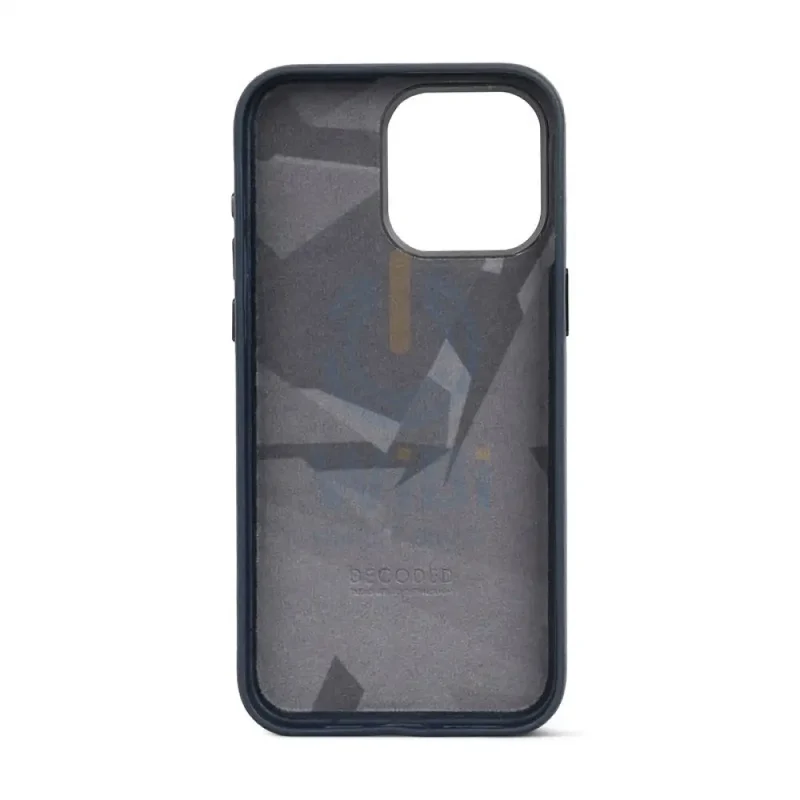 Decoded iPhone 15 Pro Leather Backcover Magsafe Case - True Navy