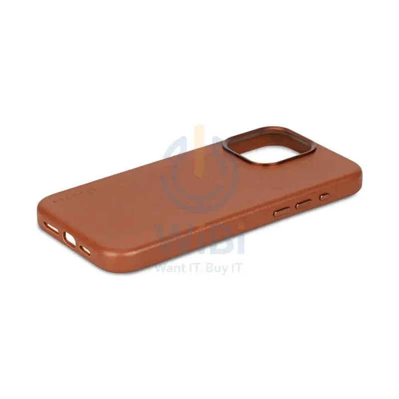 Decoded iPhone 15 Pro Leather Backcover Magsafe Case - Tan