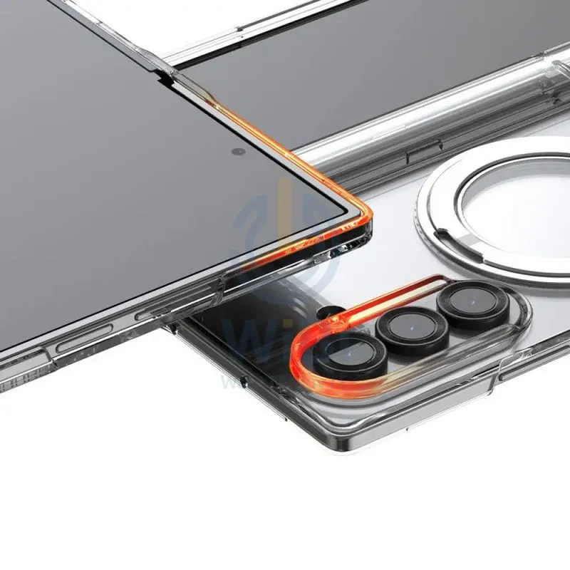 Araree Nukin 360 Magsafe Stand With Hinge Protection Case - Samsung Galaxy Z Fold 7 / Clear